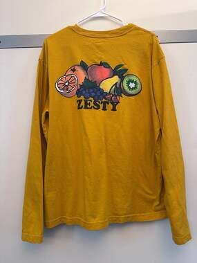 Original Use Zesty Fruit Graphic Long Sleeve Shirt XL